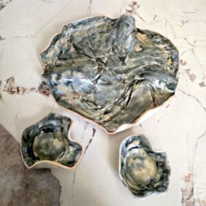 Sea Foam Reef Charcuterie Set (Sold)